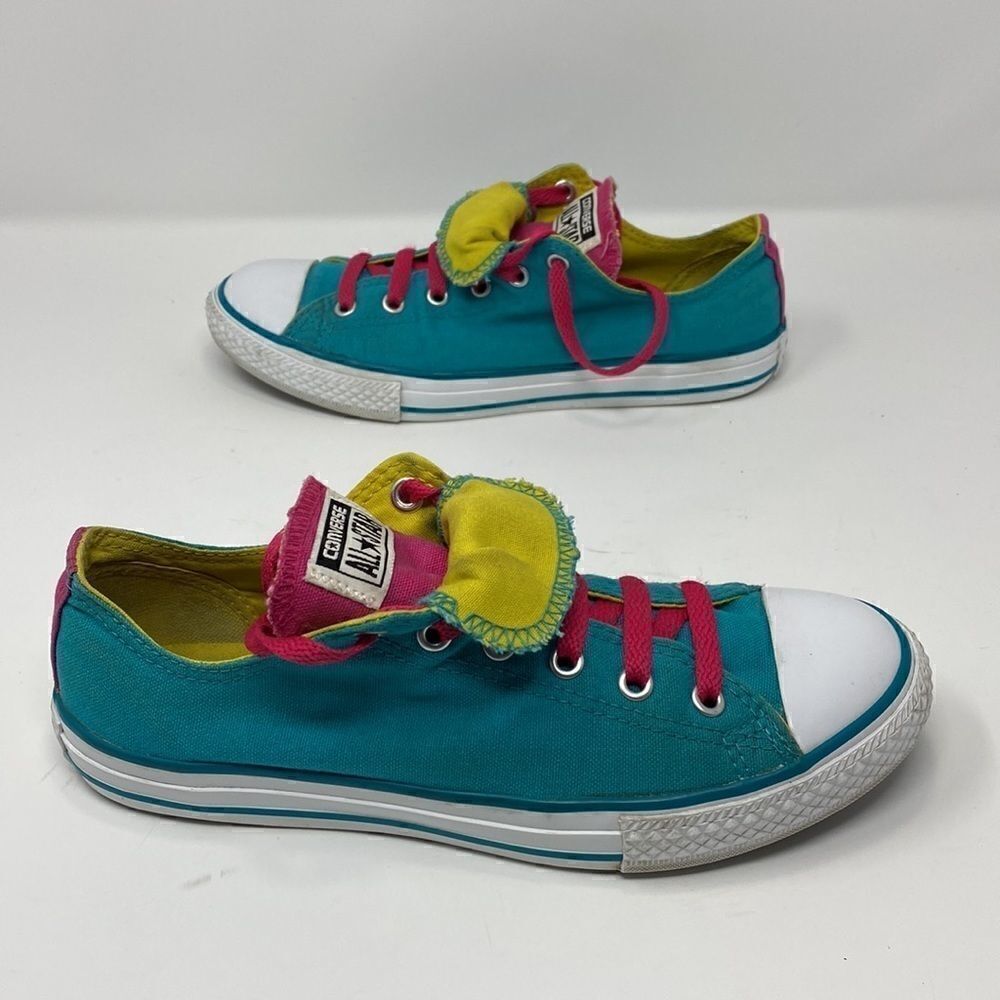 Converse Chuck Taylor All Star Colour Block Double Tongue Sneakers - Picture 4 of 13
